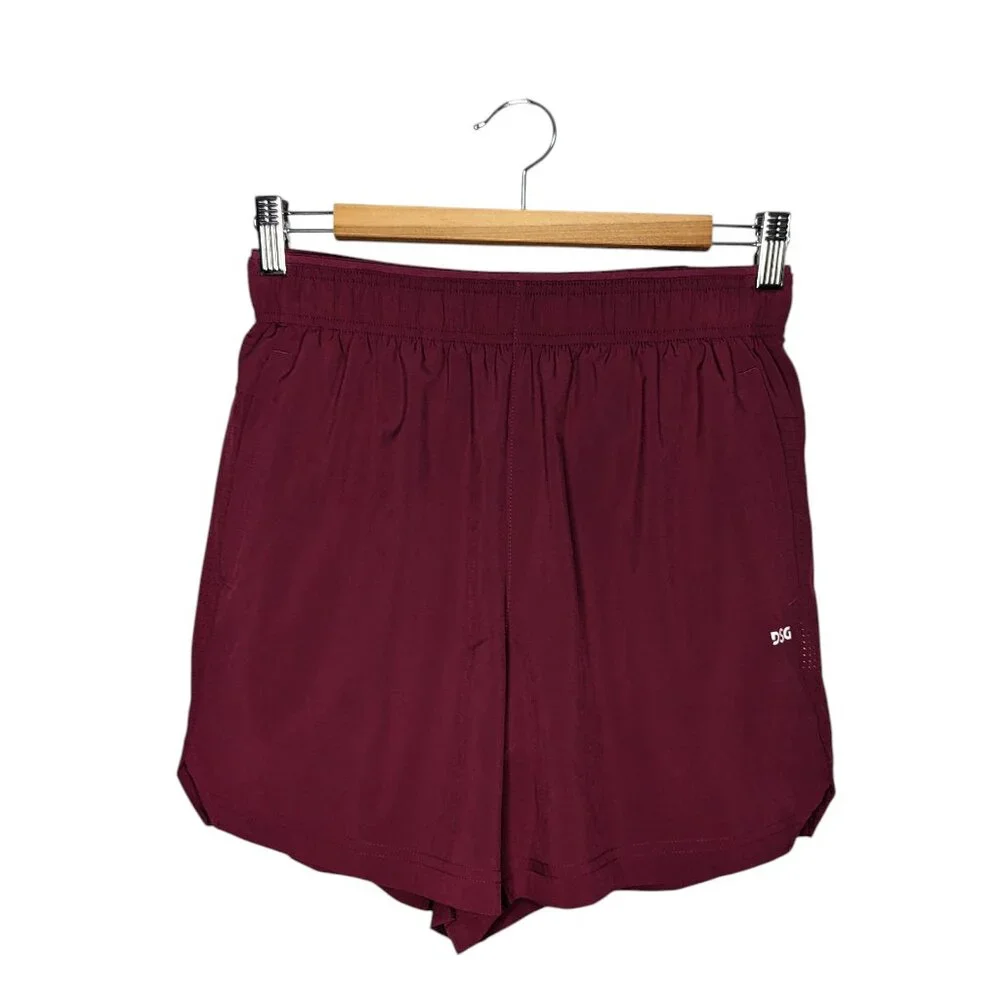 DSG Athletic Fit 5” Inseam Mens Stride Run Shorts Built In Brief Size Small NEW